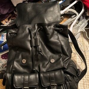 Leather Madison West Backpack